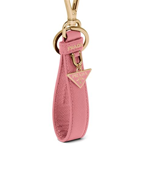 pink prada key chain
